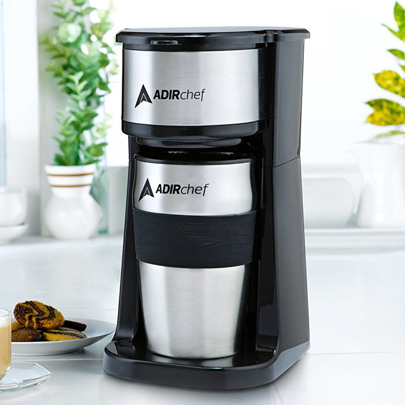 AdirChef Grab and Go Personal Coffee Maker & Reviews Wayfair